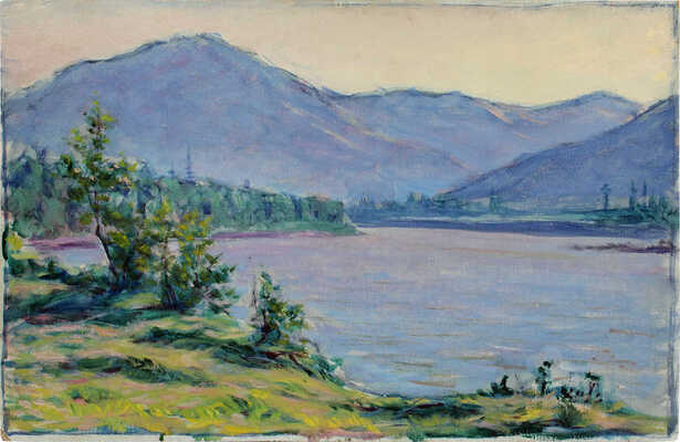 Павлов Олег Борисович. Горный Алтай. Река Катунь. Утро